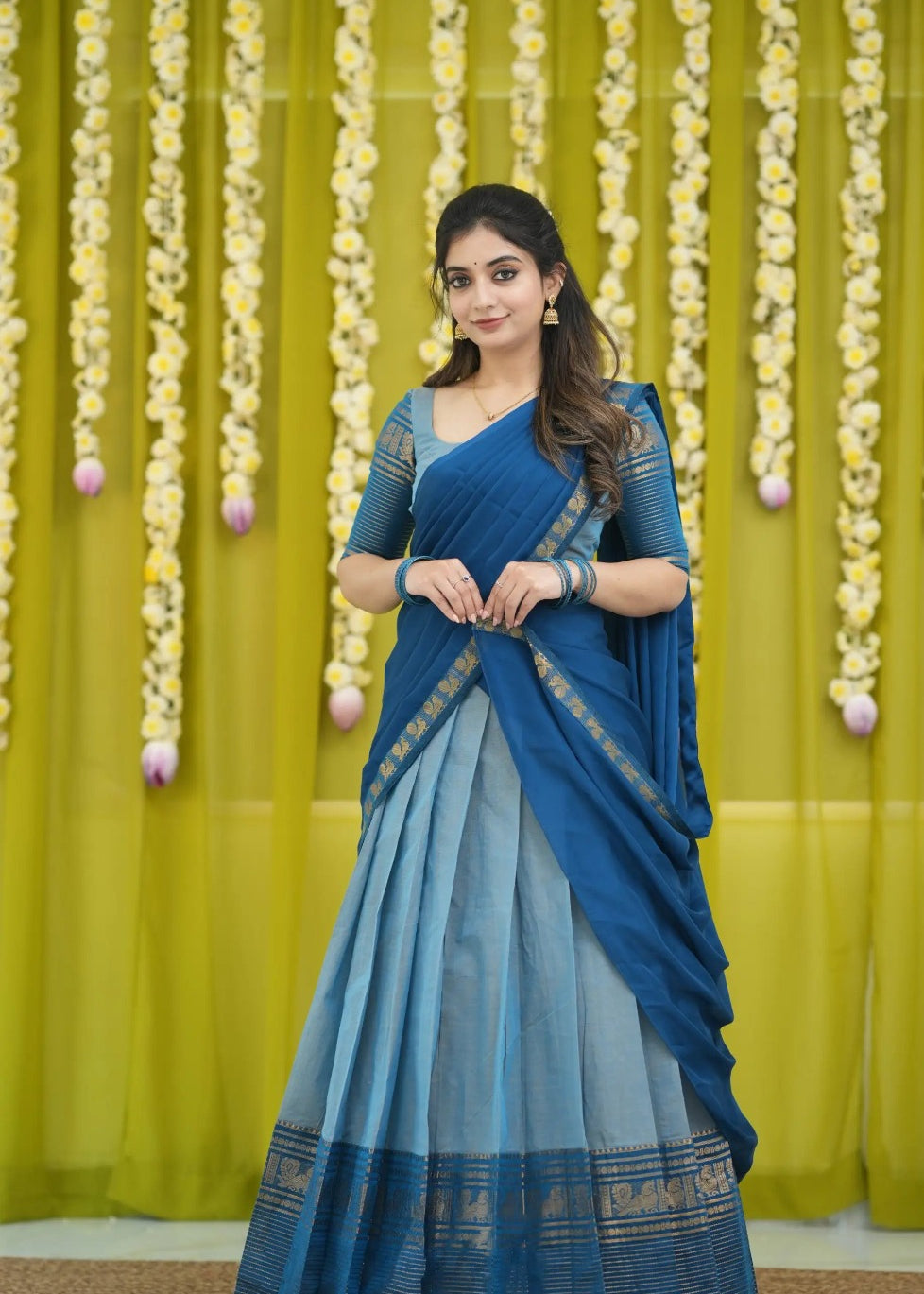 Crafted Kanjivaram Silk Lehenga Choli