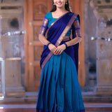 Crafted Kanjivaram Silk Lehenga Choli