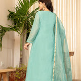 Premium Mul Chanderi Kurti Pant Set