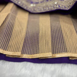 purple premium designer  lehenga