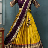 Exquisite Kanjivaram Silk Lehenga