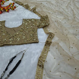 Premium Butterfly Embellished Saree