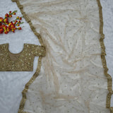 Premium Butterfly Embellished Saree