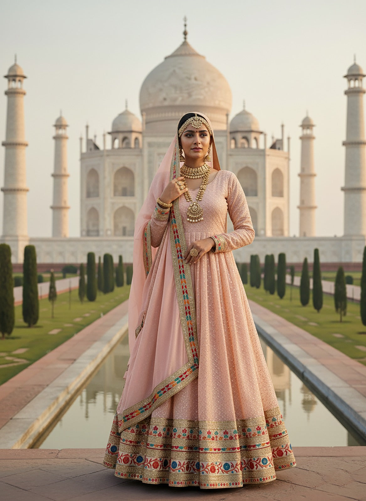 Boutique Taj Anarkali Gown