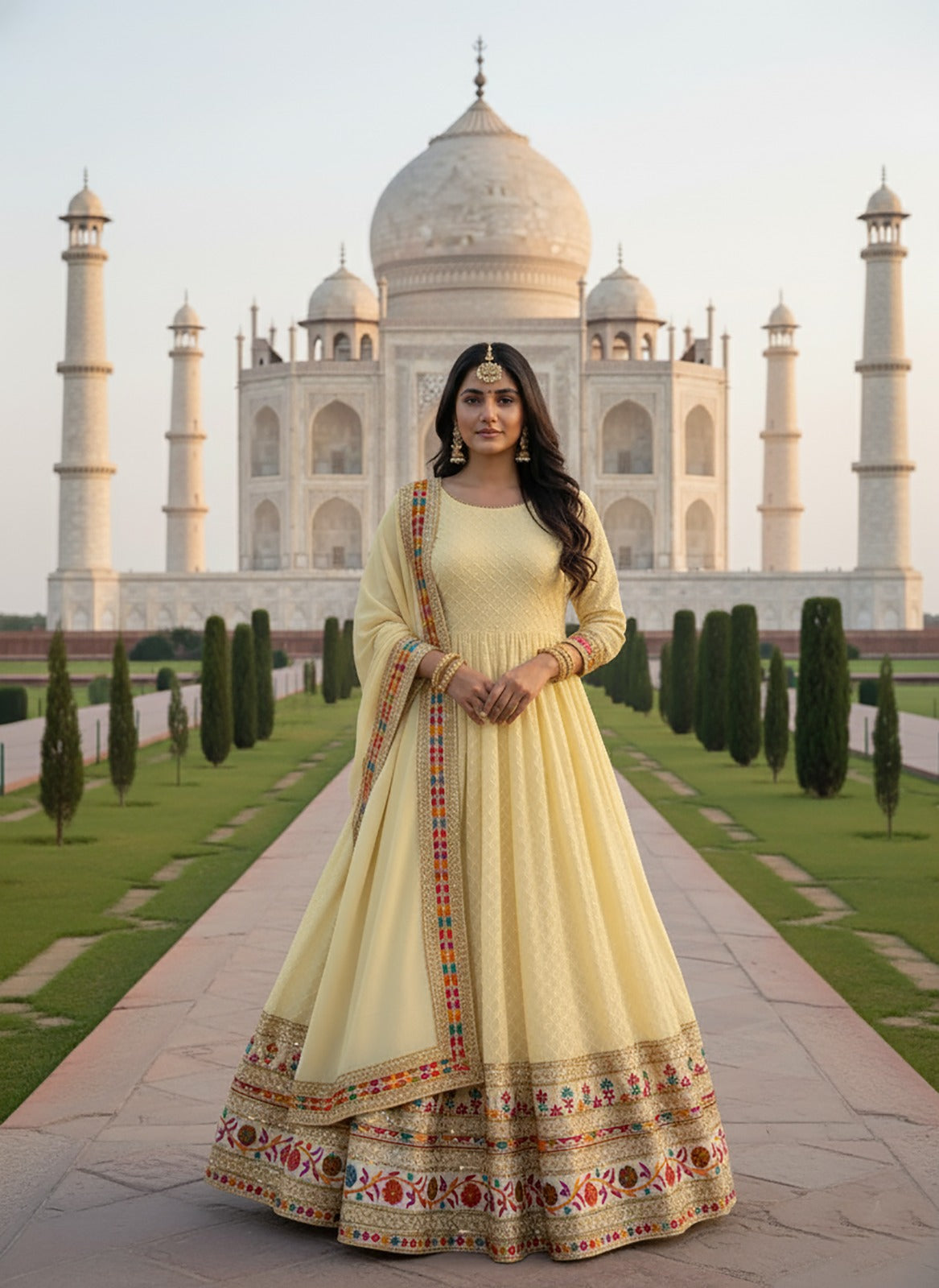 Boutique Taj Anarkali Gown