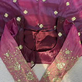 Elegance Chinon Silk Anarkali Gown