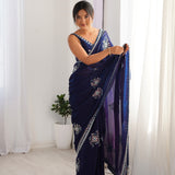 Glamorous Space Silk Saree