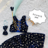 Designer Velvet Kids Lehenga