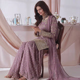 Stylish Embroidered Top Sharara