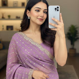 Occasionally Star Georgette Saree