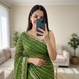 Occasionally Star Georgette Saree