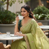 Celebrity Georgette Embroidered Saree