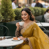 Celebrity Georgette Embroidered Saree