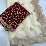 Celebrity Georgette Embroidered Saree