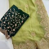 Celebrity Georgette Embroidered Saree