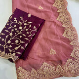 Celebrity Georgette Embroidered Saree