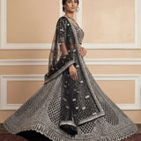 Royal Bridal Embroidered Moti Work Lehenga