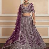 Royal Bridal Embroidered Moti Work Lehenga