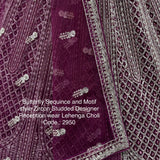 Royal Bridal Embroidered Moti Work Lehenga