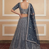 Royal Bridal Embroidered Moti Work Lehenga