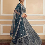 Royal Bridal Embroidered Moti Work Lehenga