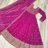 Premium Faux Georgette Anarkali Gown