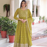 Premium Faux Georgette Anarkali Gown