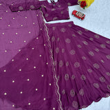 Festive Chinon Sequence Work Lehenga