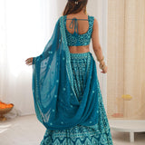 Boutique Thread Embroidered Bridal Lehenga