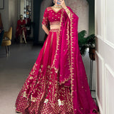 Adorn Wedding Silk Embroidered Lehenga