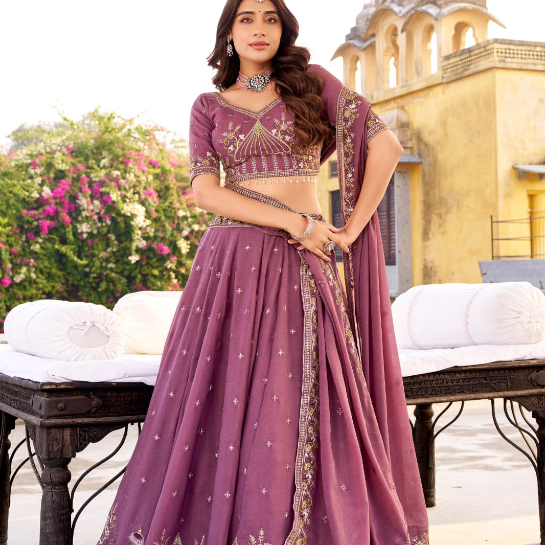 Samairaa Bridesmaid Crush Silk Lehenga
