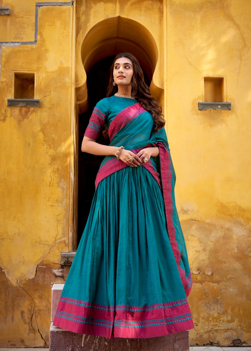 Sumathi Traditional Chanderi Lehenga