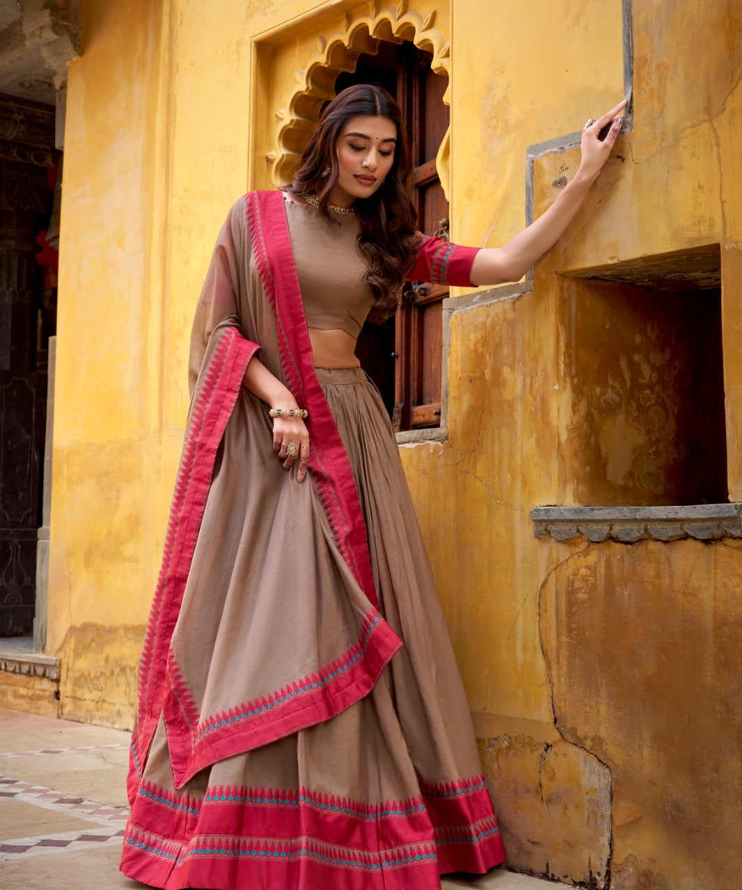 Sumathi Traditional Chanderi Lehenga