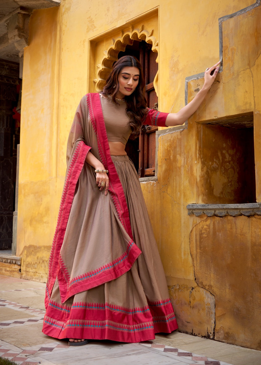 Sumathi Traditional Chanderi Lehenga