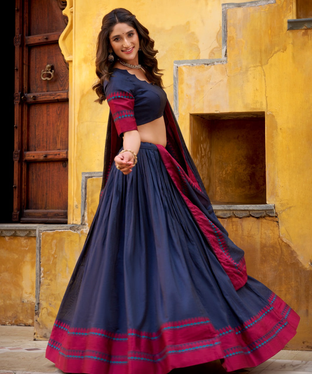 Sumathi Traditional Chanderi Lehenga