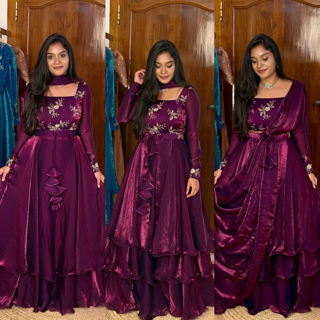 Trendy Shiny Fandy Satin Lehenga