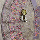 Fusion Purple Embroidered Lehenga