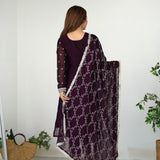 Festive Rangoli Silk Straight Suit