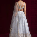 Celebrity Satin Silk Wedding Lehenga