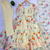 Sunshine Floral print Anarkali Suit