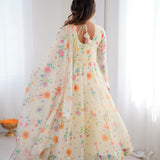 Sunshine Floral print Anarkali Suit