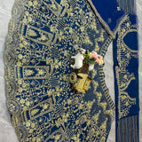 Premium Embroidered Net Lehenga
