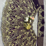 Premium Embroidered Net Lehenga