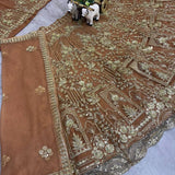Premium Embroidered Net Lehenga