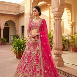 Premium Embroidered Net Lehenga