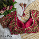 Sabyasachi Beadswork Saree Blouse