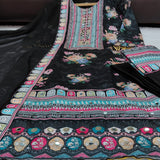 NEW DESIGNER WEAR PAKISTANI SUIT WITH ORIGINAL MIRROR HAND WORKS