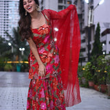 Stylish Digital Printed Top Sharara