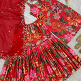 Stylish Digital Printed Top Sharara