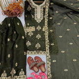 Designer Classy Gmy Silk Suit
